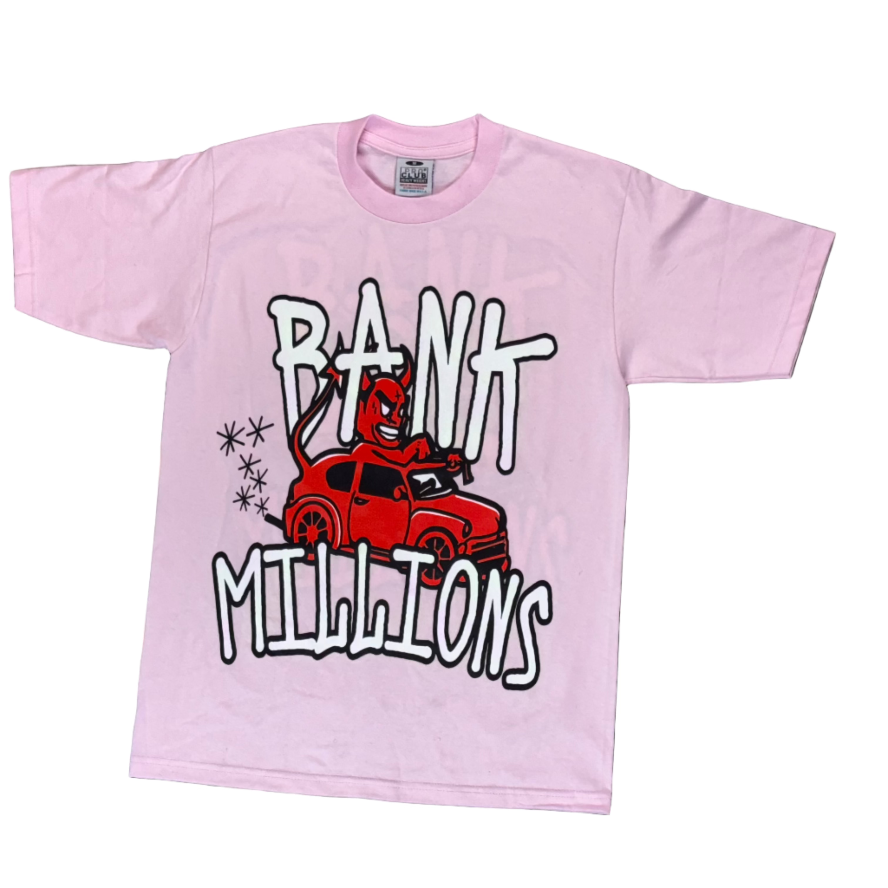Bank Millions Tee Pink