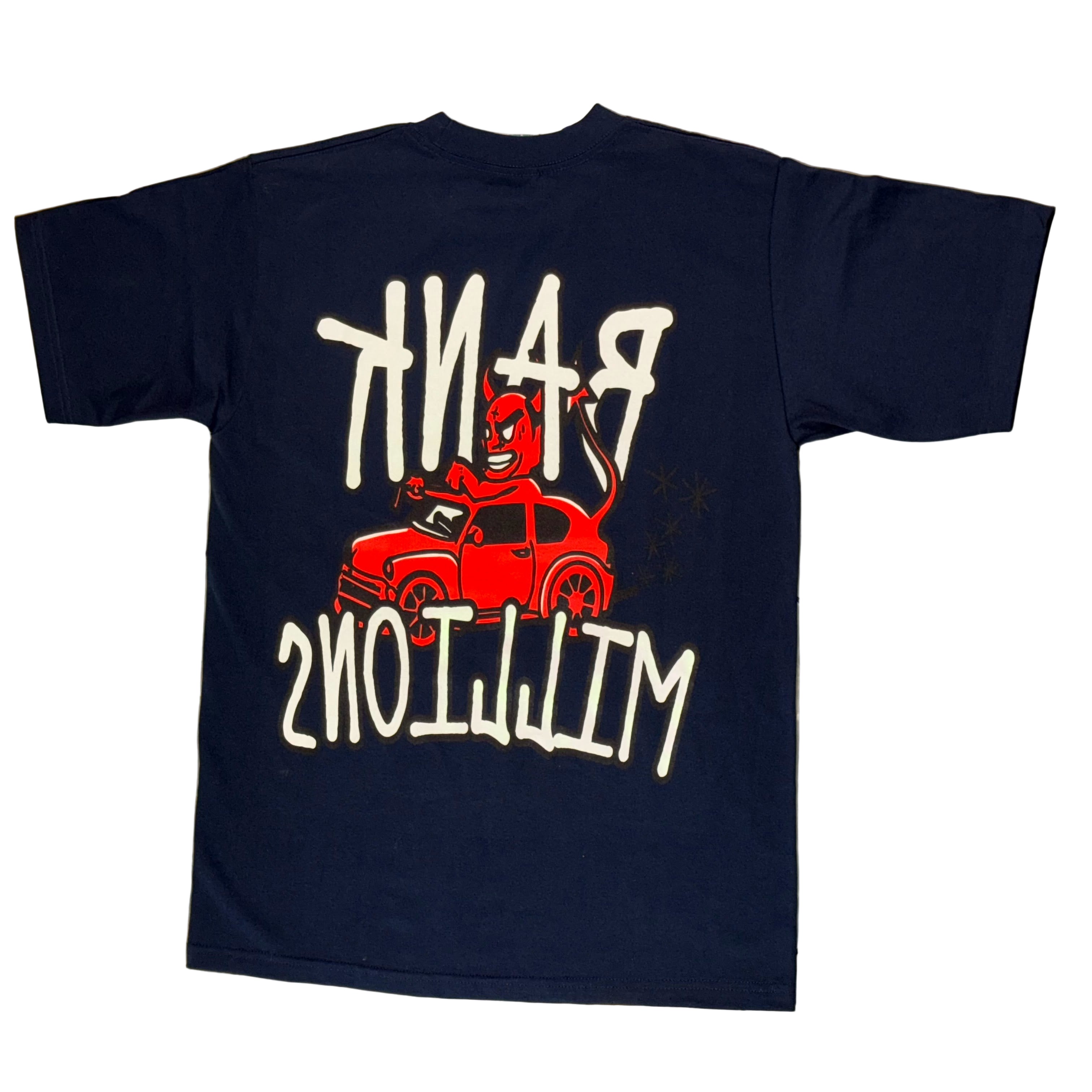Bank Millions Tee Navy Blue