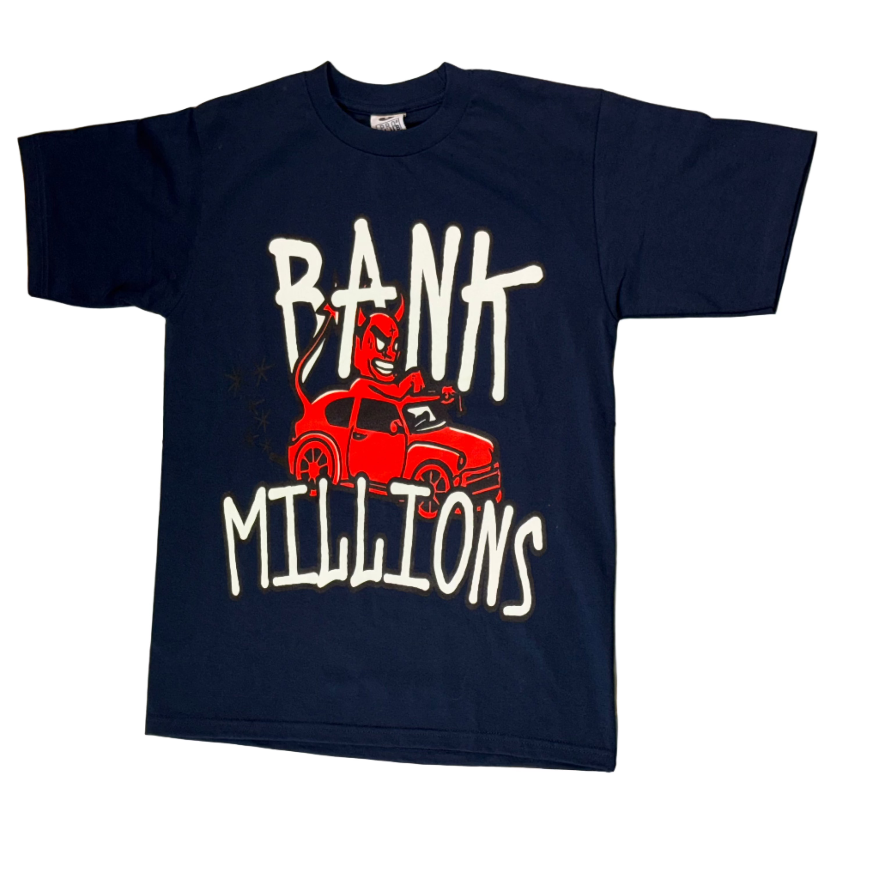 Bank Millions Tee Navy Blue