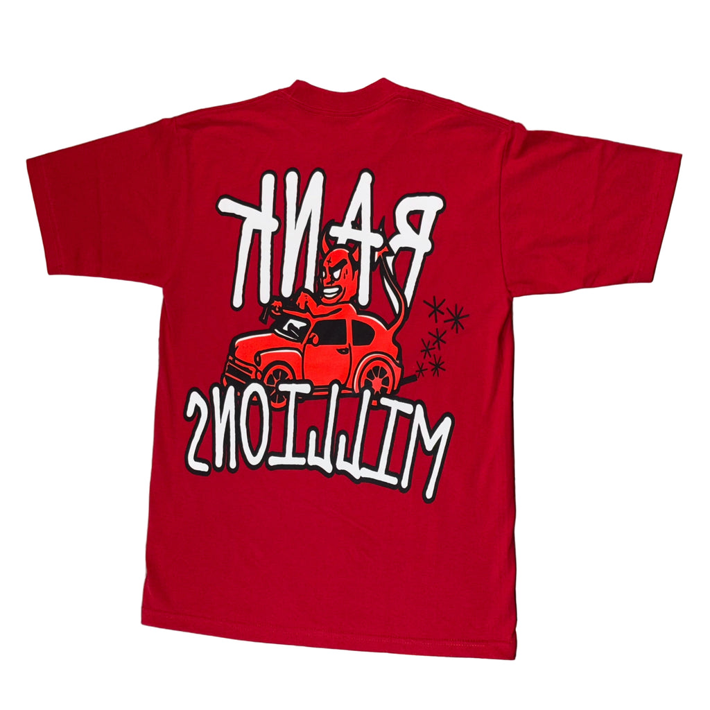Bank Millions Tee Red