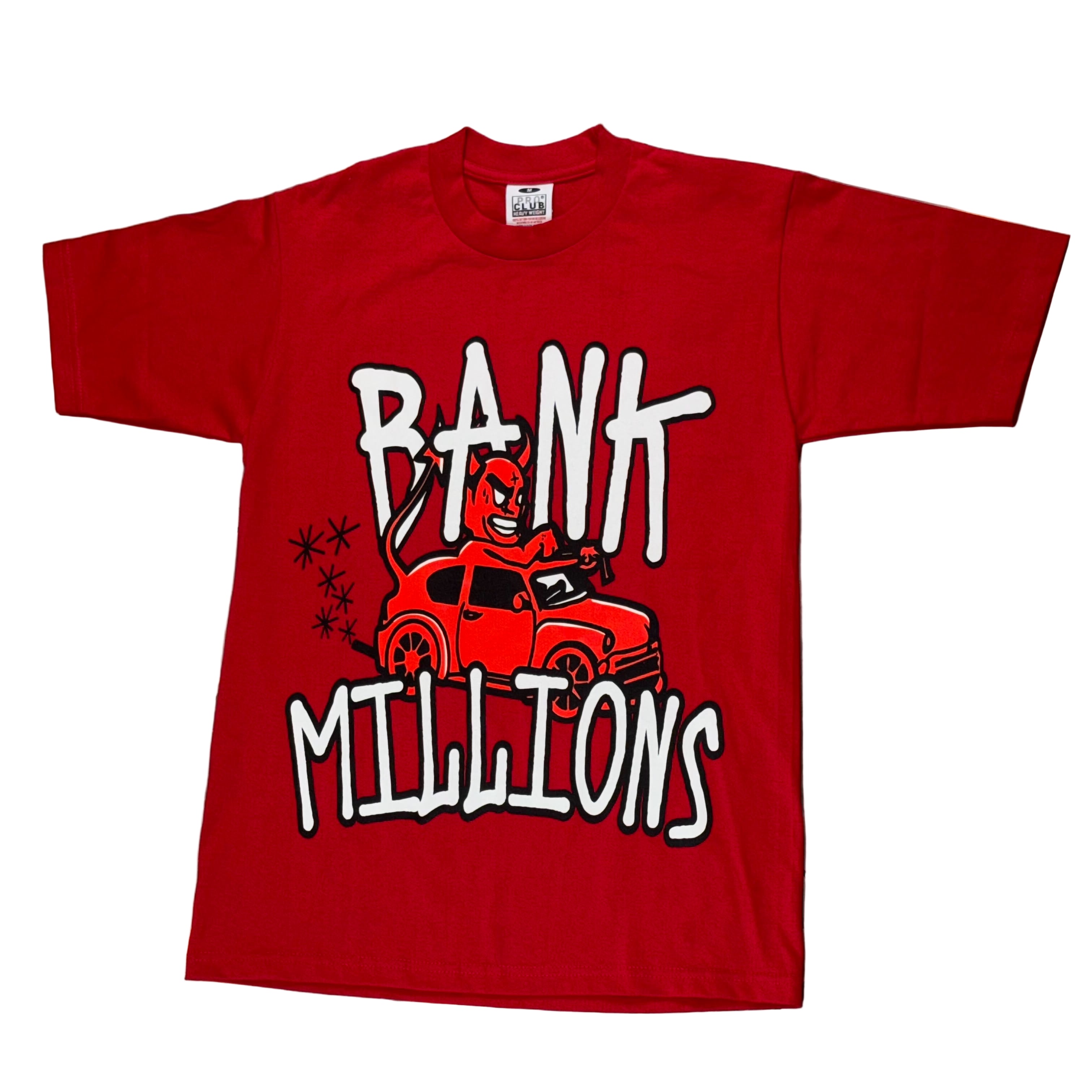 Bank Millions Tee Red